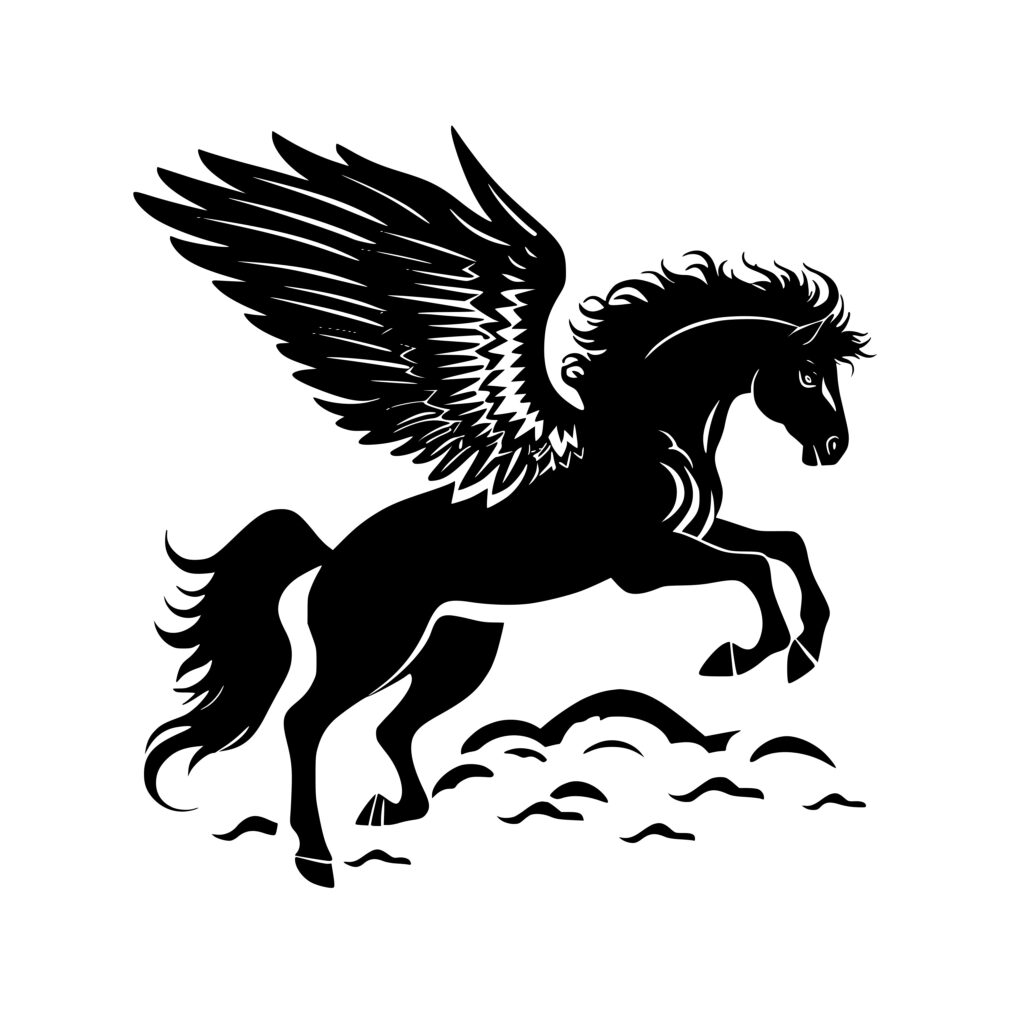 Pegasus In Flight SVG File Compatible With Cricut Silhouette Laser pegasus-in-flight-svg-file-compatible-with-cricut-silhouette-laser