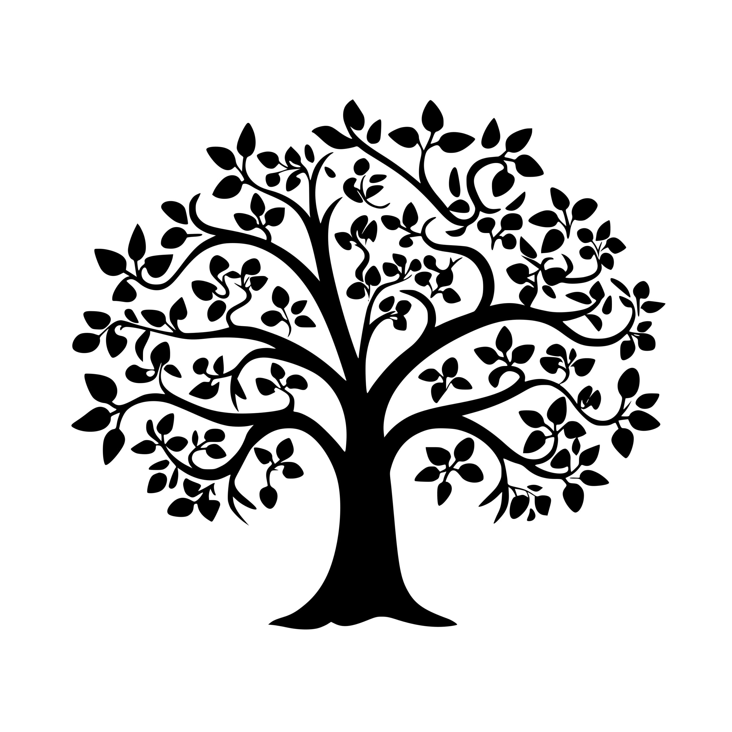 Instant Download SVG/PNG/DXF Image: Spring Blossom Tree for Cricut ...