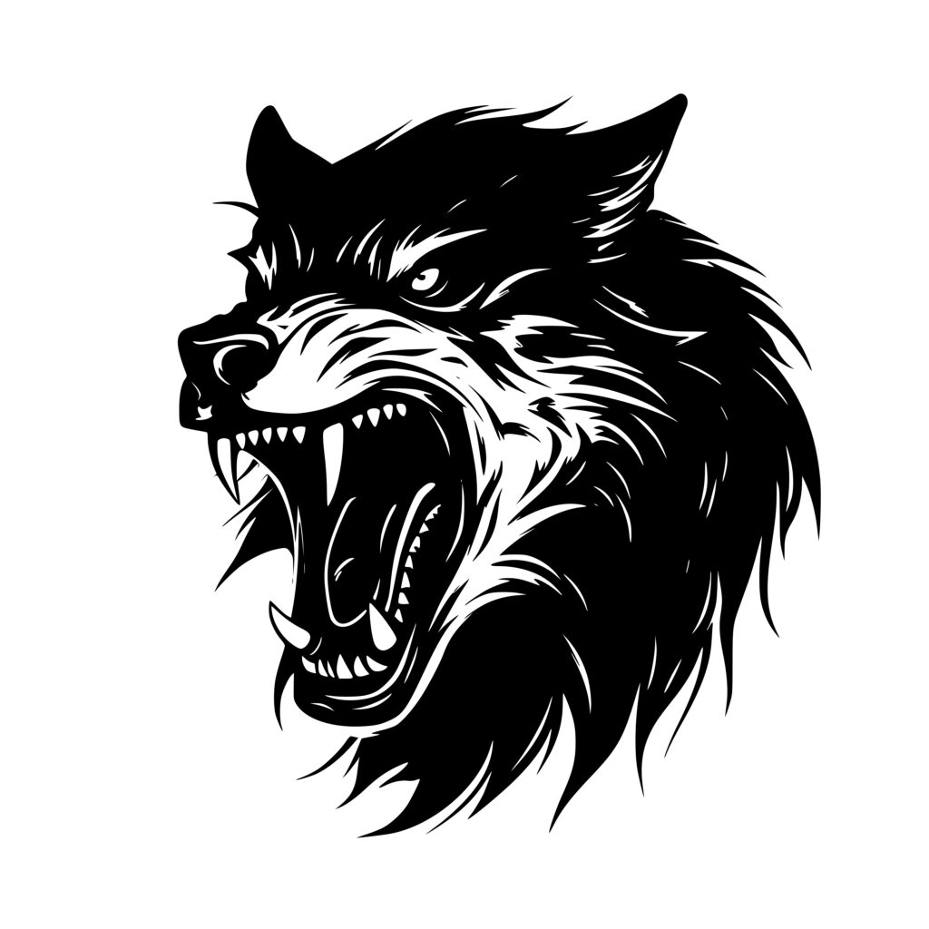 Fierce Werewolf SVG Image for Cricut, Silhouette, Laser Machines