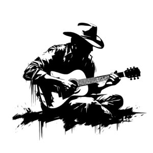 Cowboy Serenade Abstract
