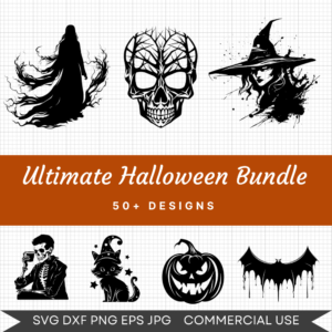 Ultimate Halloween Bundle – 52 Svg Images