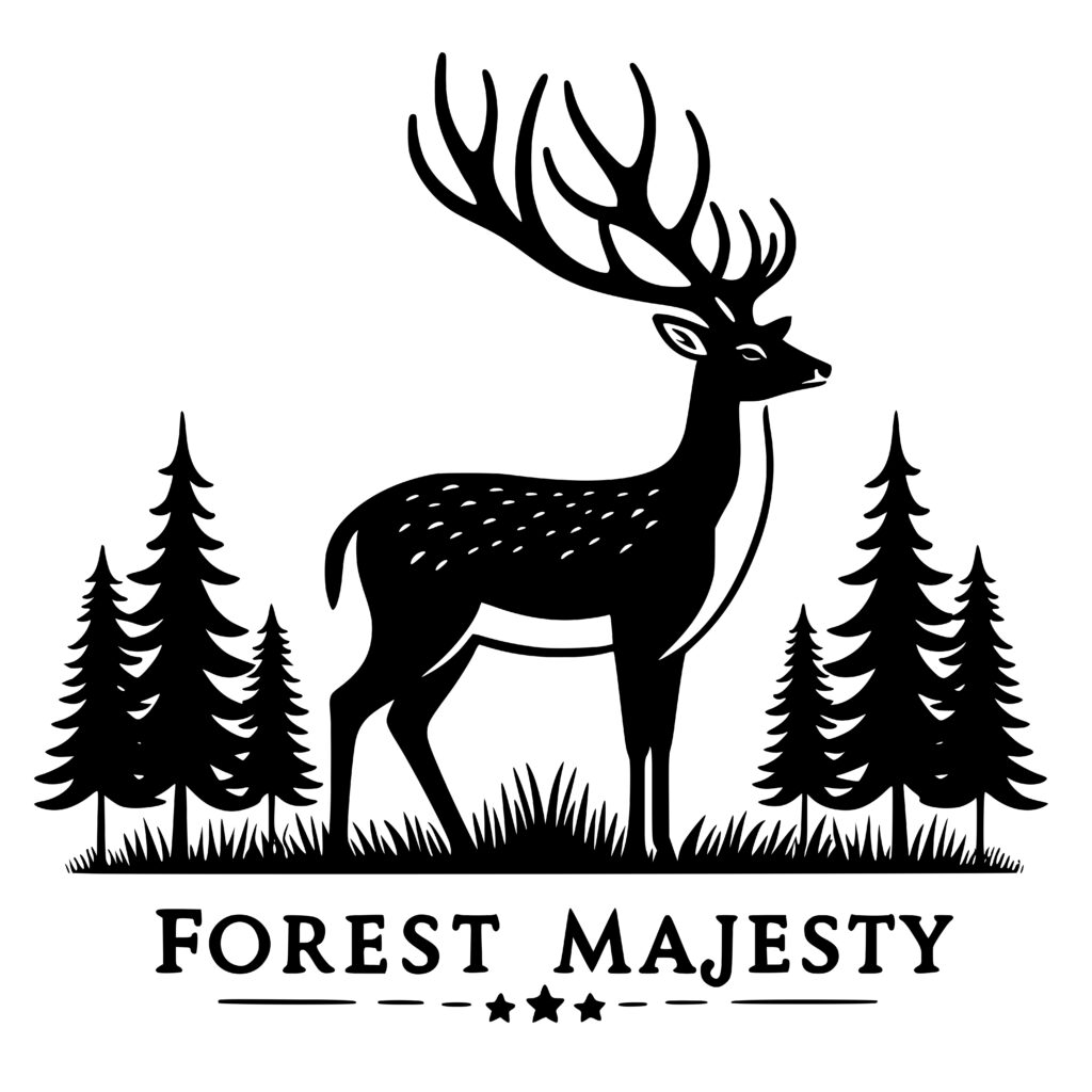 Majestic Forest Deer SVG Files for Cricut, Silhouette, Laser Machines