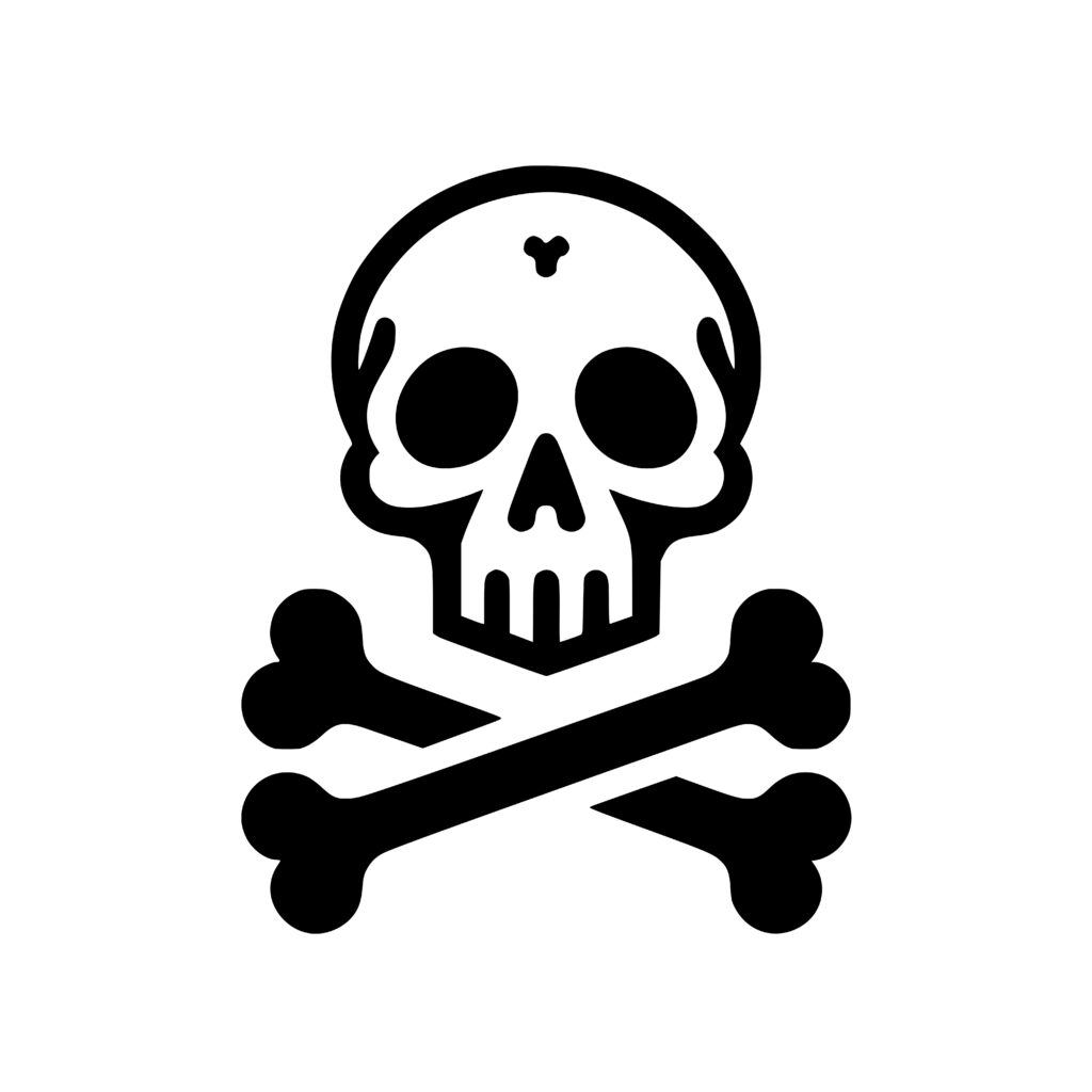 Pirate Danger Tags SVG File for Cricut, Silhouette, Laser Machines