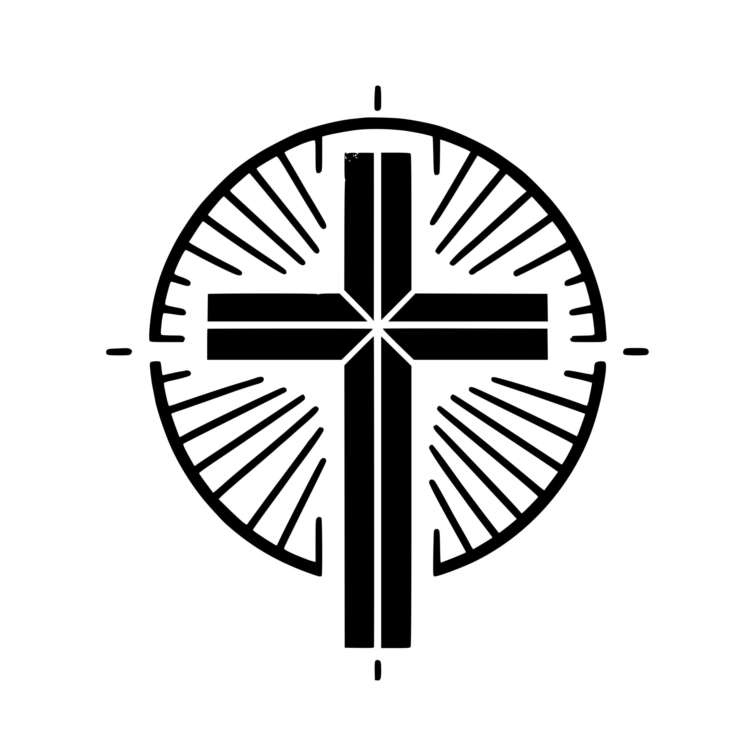 sun clipart images black and white cross