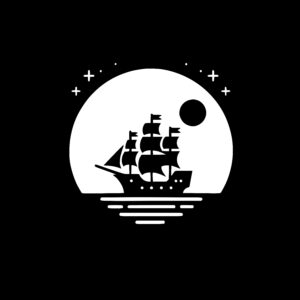 Moonlit Pirate Ship