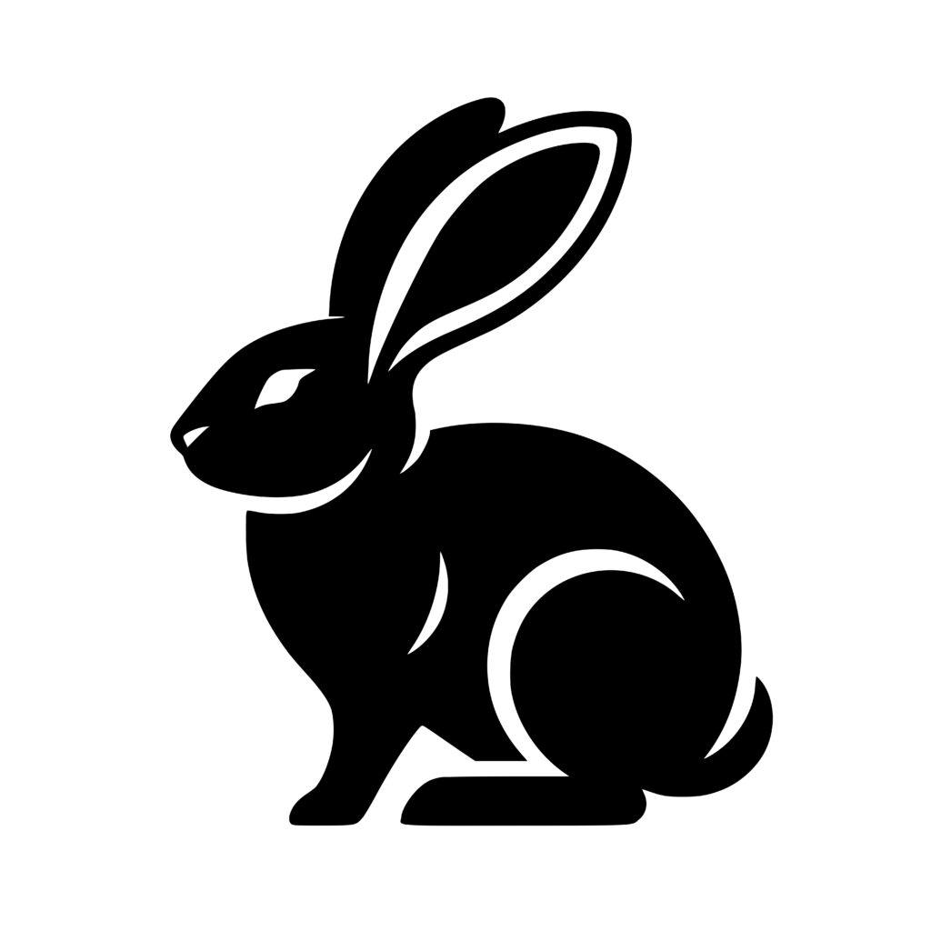 Cute Bunny SVG Image | Instant Download for Cricut, Silhouette, Laser ...
