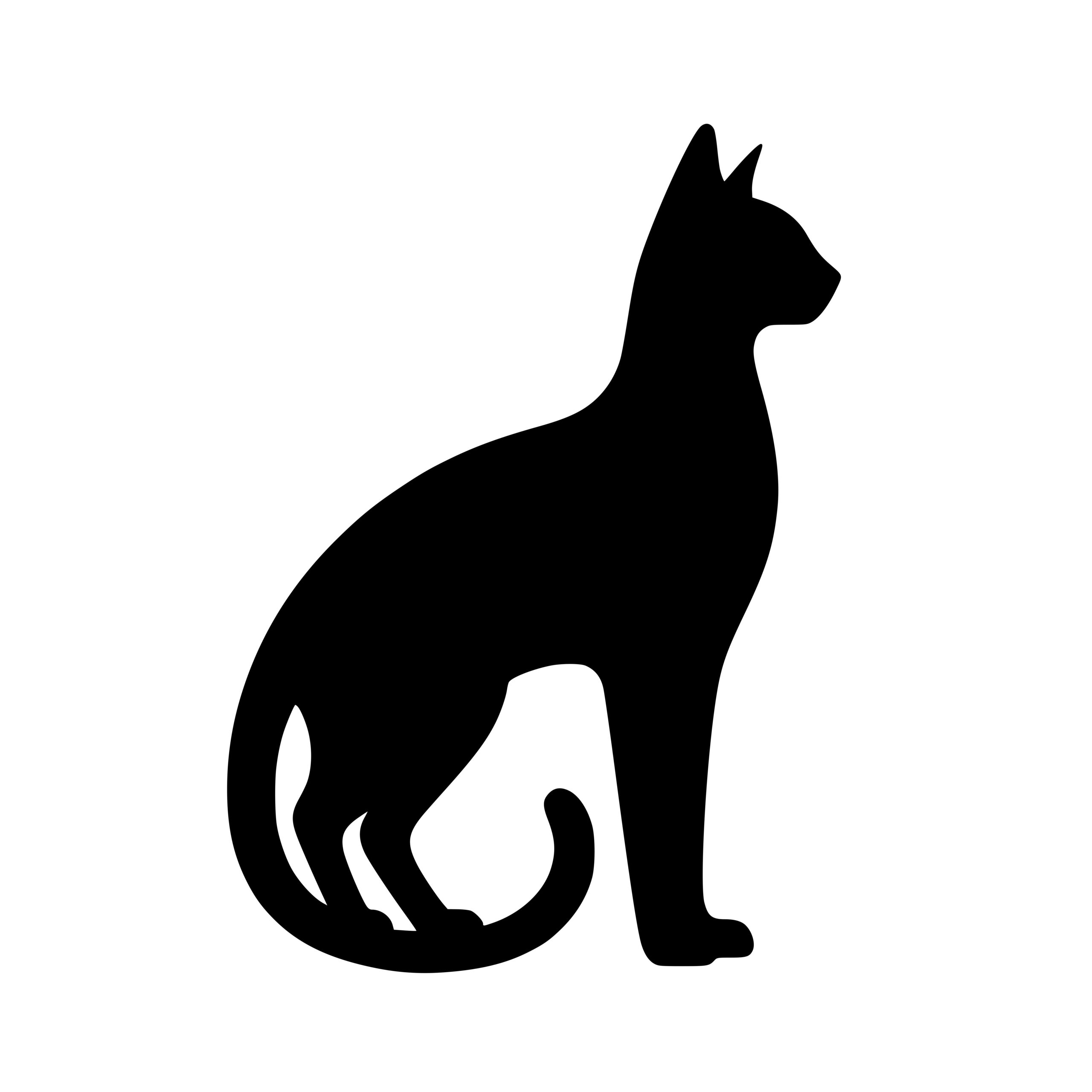 Midnight Cat Magic: SVG File for Cricut, Silhouette, Laser