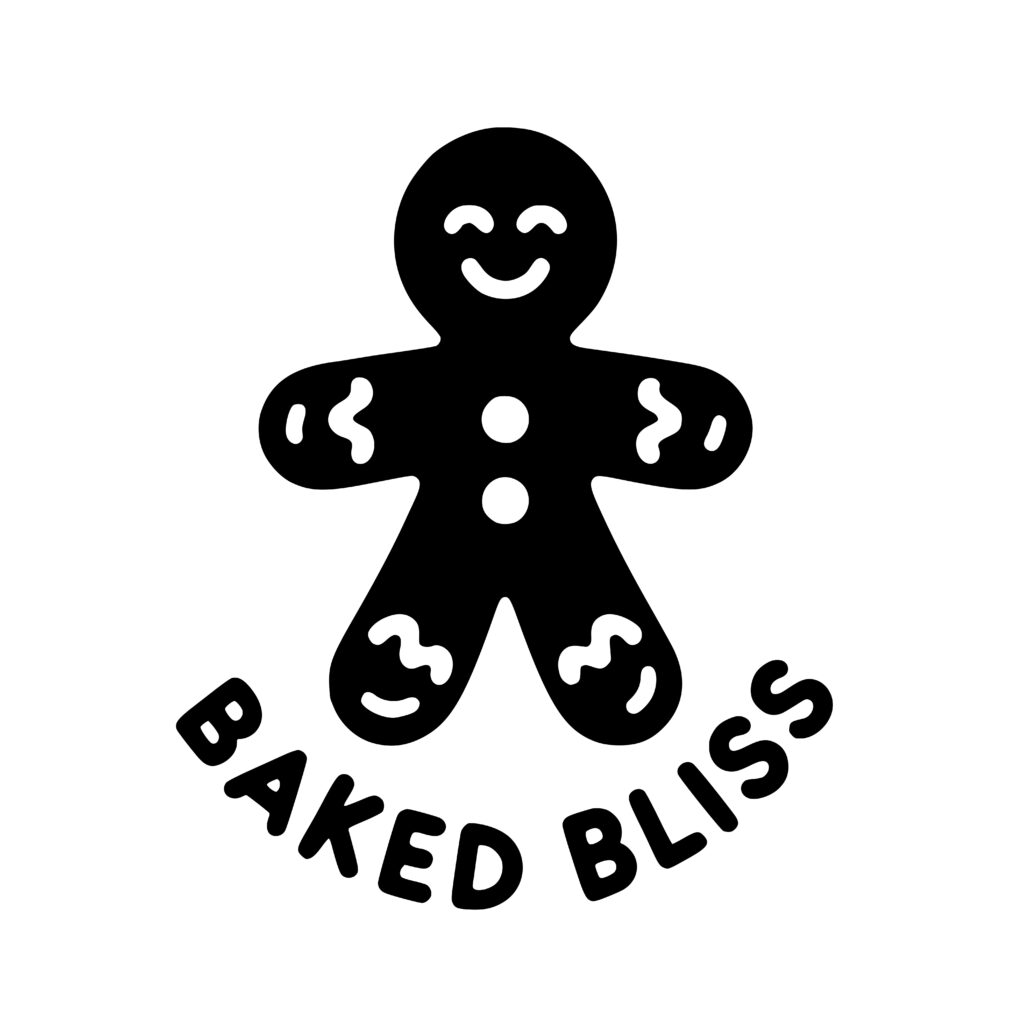 Blissful Gingerbread Man SVG for Cricut, Silhouette, Laser Machines