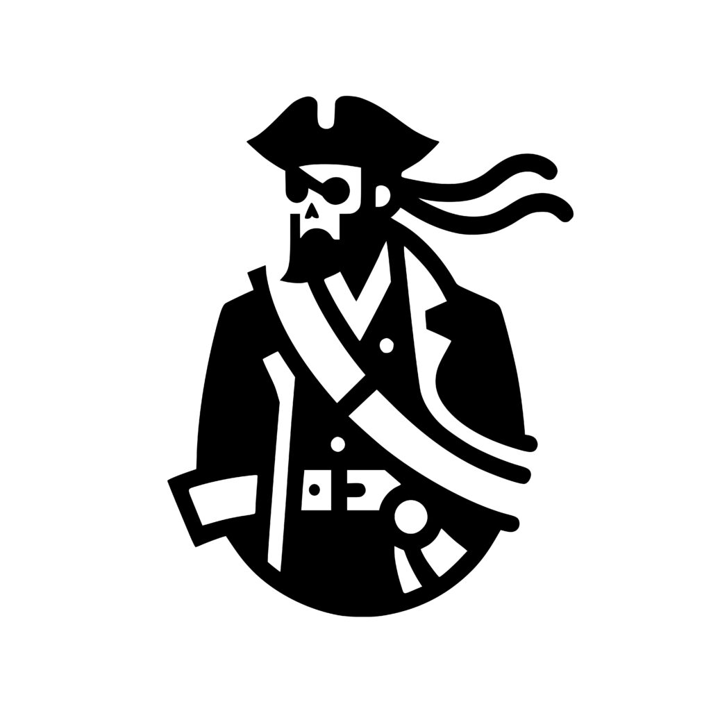 pirate head silhouette