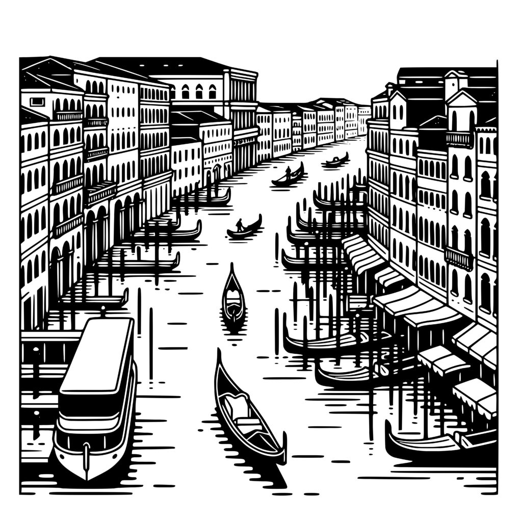 Venice Canal Magic - SVG, PNG, DXF Files for Cricut, Silhouette, Laser ...