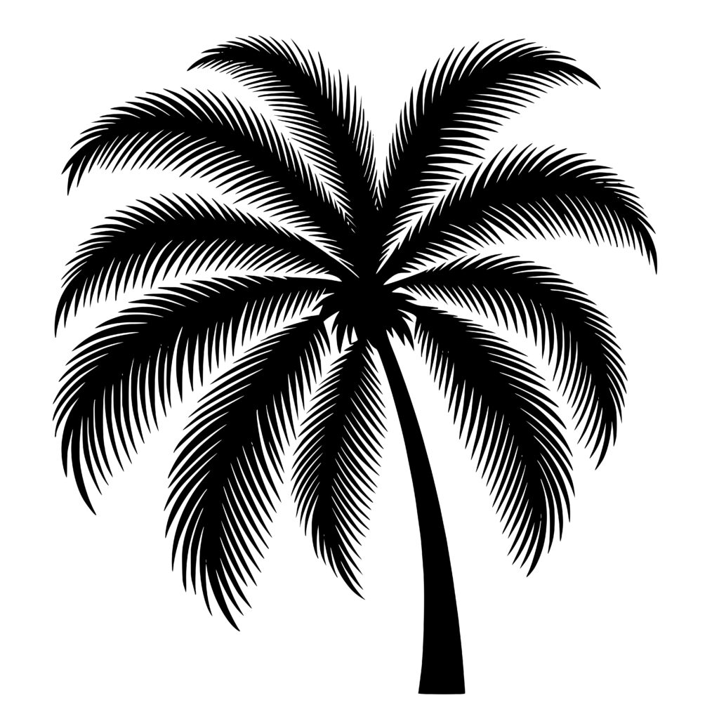 Instant Download Palm Tree Paradise SVG File for Cricut, Silhouette ...