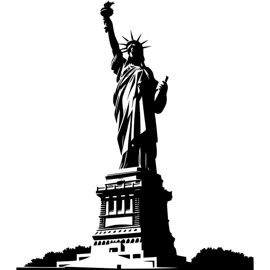 Lady Liberty SVG File: Ideal for Cricut, Silhouette, and Laser Machines