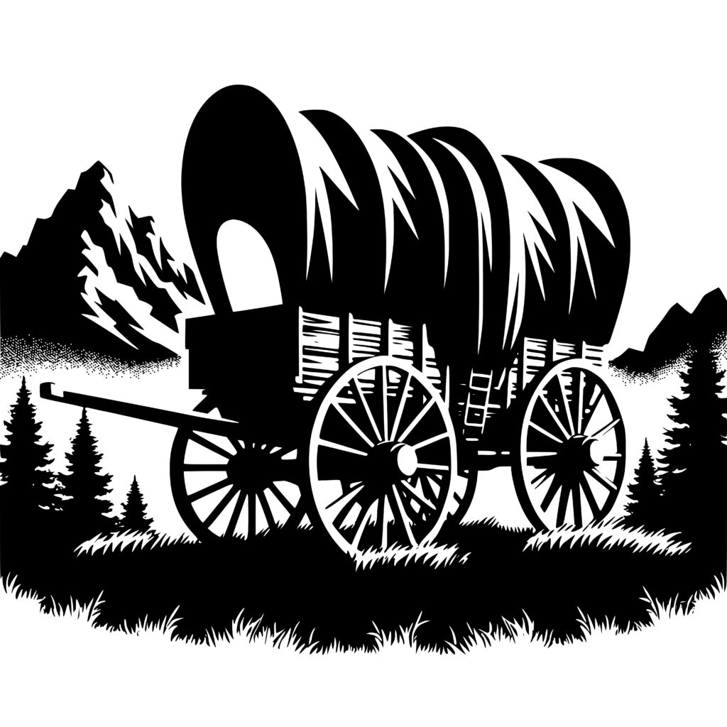 Wagon Trail Adventure SVG File Perfect for Cricut, Silhouette Users
