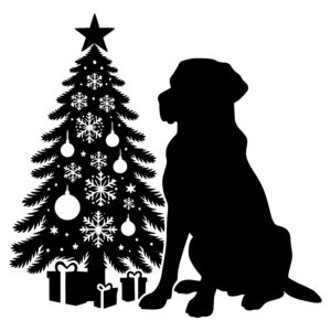 Christmas Tree Labrador