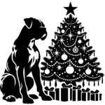 Boxer Dog Christmas