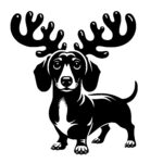 Dachshund Reindeer Antlers