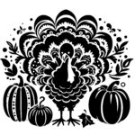 Turkey and Pumpkins