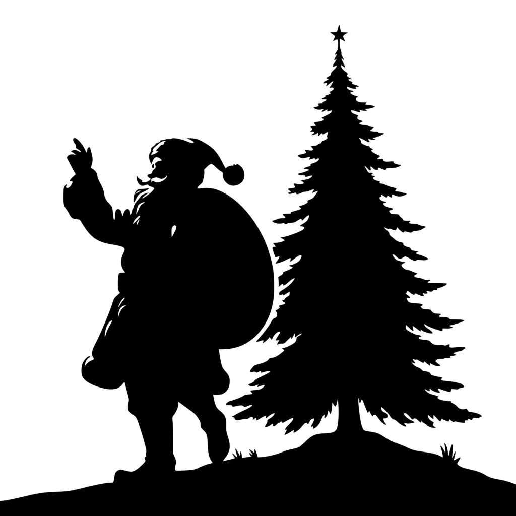 Santa s Journey SVG Image Perfect For Cricut Silhouette And Laser santa-s-journey-svg-image-perfect-for-cricut-silhouette-and-laser