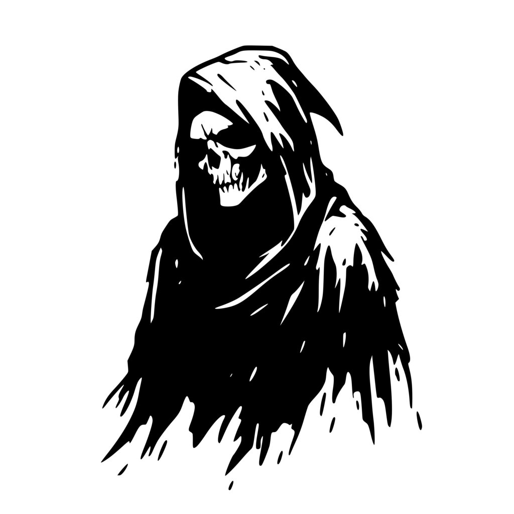 Hooded Skeleton SVG File For Cricut Silhouette Laser Machines hooded-skeleton-svg-file-for-cricut-silhouette-laser-machines