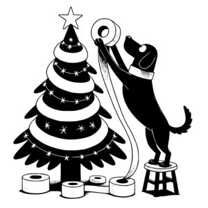 Dog’s Christmas Tree