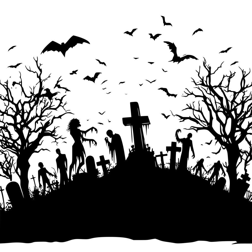 Instant Download Cemetery Gathering SVG File for Cricut, Silhouette ...