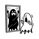 Scary Ghost Reflection