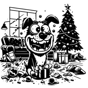 Dog’s Christmas Chaos