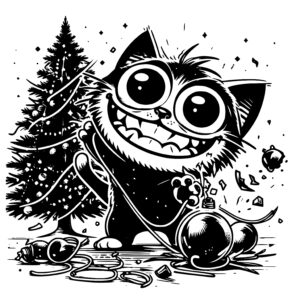 Christmas Cat Mayham