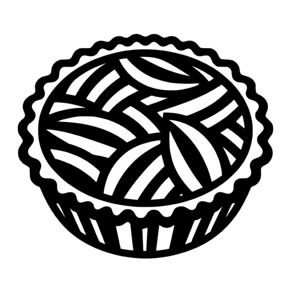 Pie Simplicity: SVG File for Cricut, Silhouette, Laser Machines