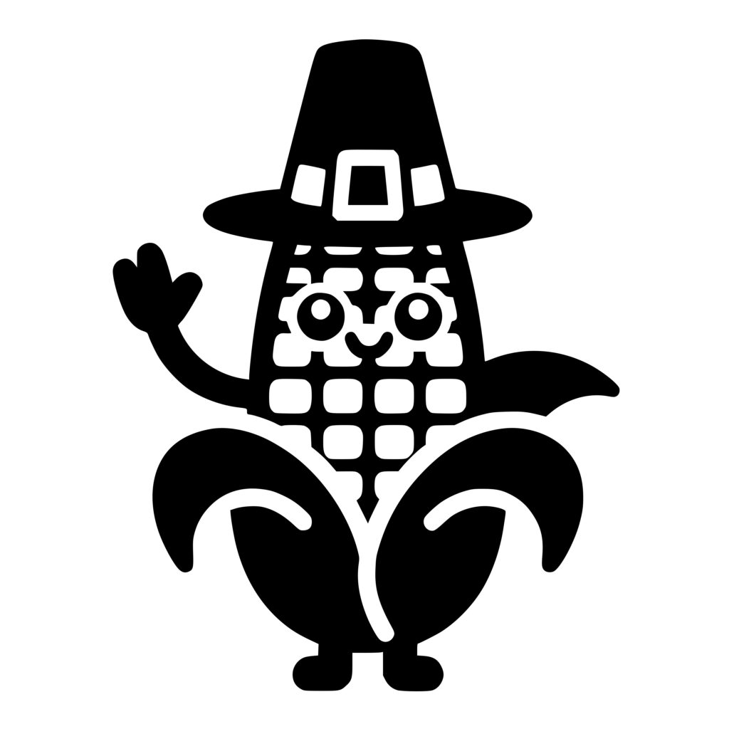 Pilgrim Corn Cob SVG File for Cricut, Silhouette, and Laser Machines