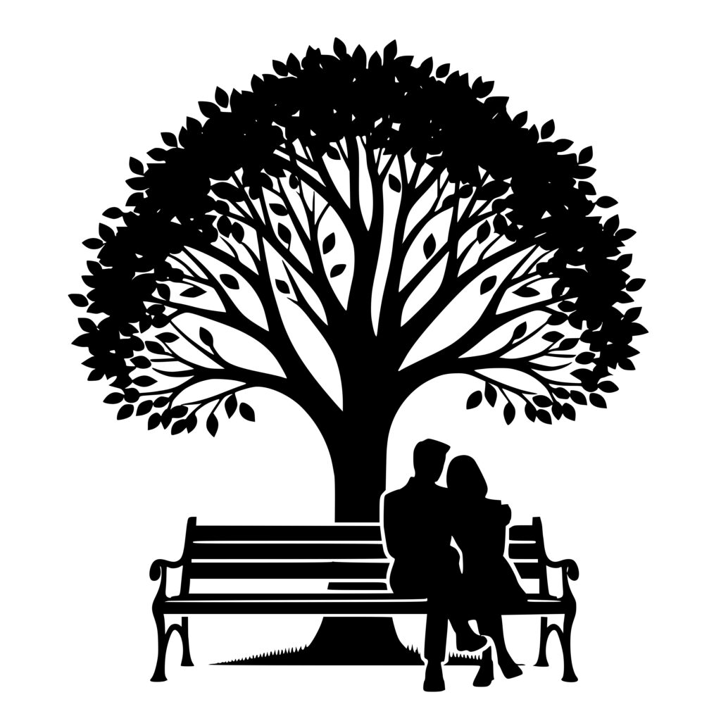 Loving Couple Svg Image For Cricut, Silhouette, Laser Machines