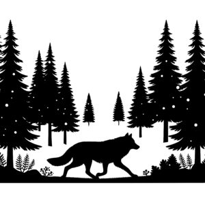 Winter Wolf Stroll