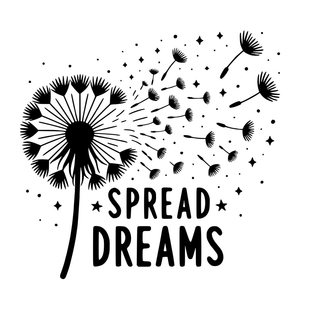 Dandelion Dreams SVG File for Cricut, Silhouette, Laser Machines