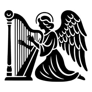 Angel Harpist Melody