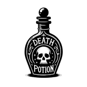Skull Potion Bottle