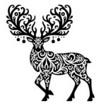 Ornate Christmas Reindeer