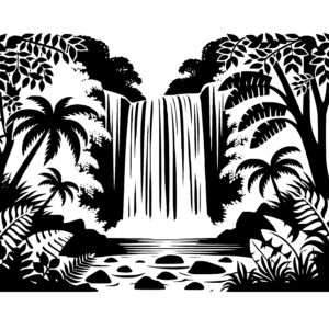 Tropical Waterfall