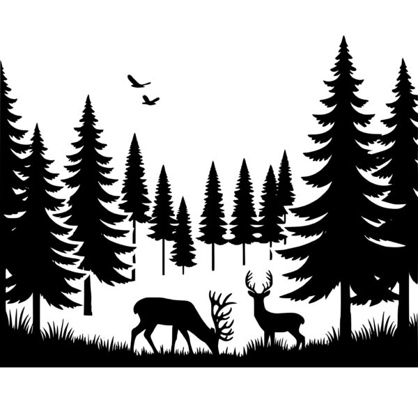 Deer Serenity: Instant Download SVG, PNG, DXF for Cricut, Silhouette ...