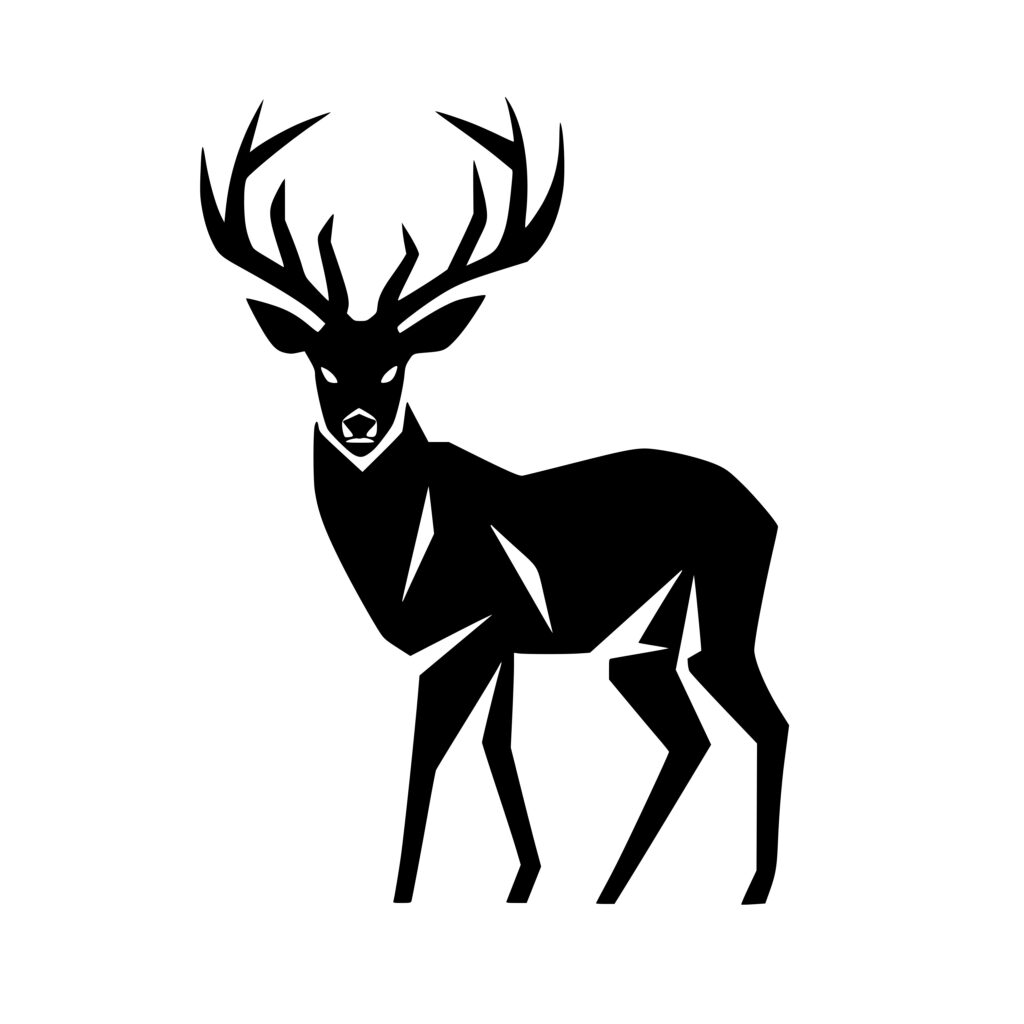 Geometric Deer SVG Instant Download for Cricut, Silhouette, Laser