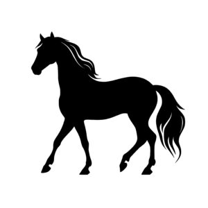 Simple Horse Silhouette