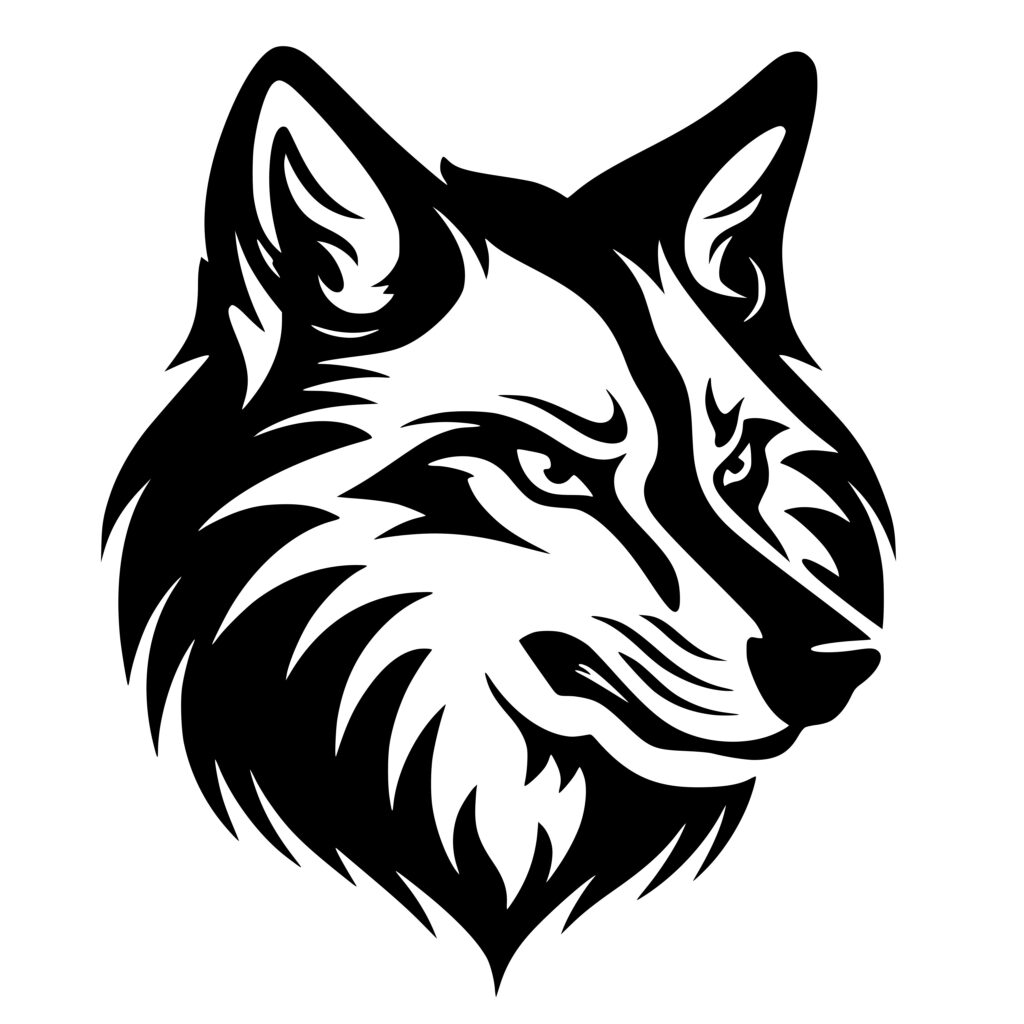 Vigilant Wolf SVG Image for Cricut, Silhouette, Laser Machines