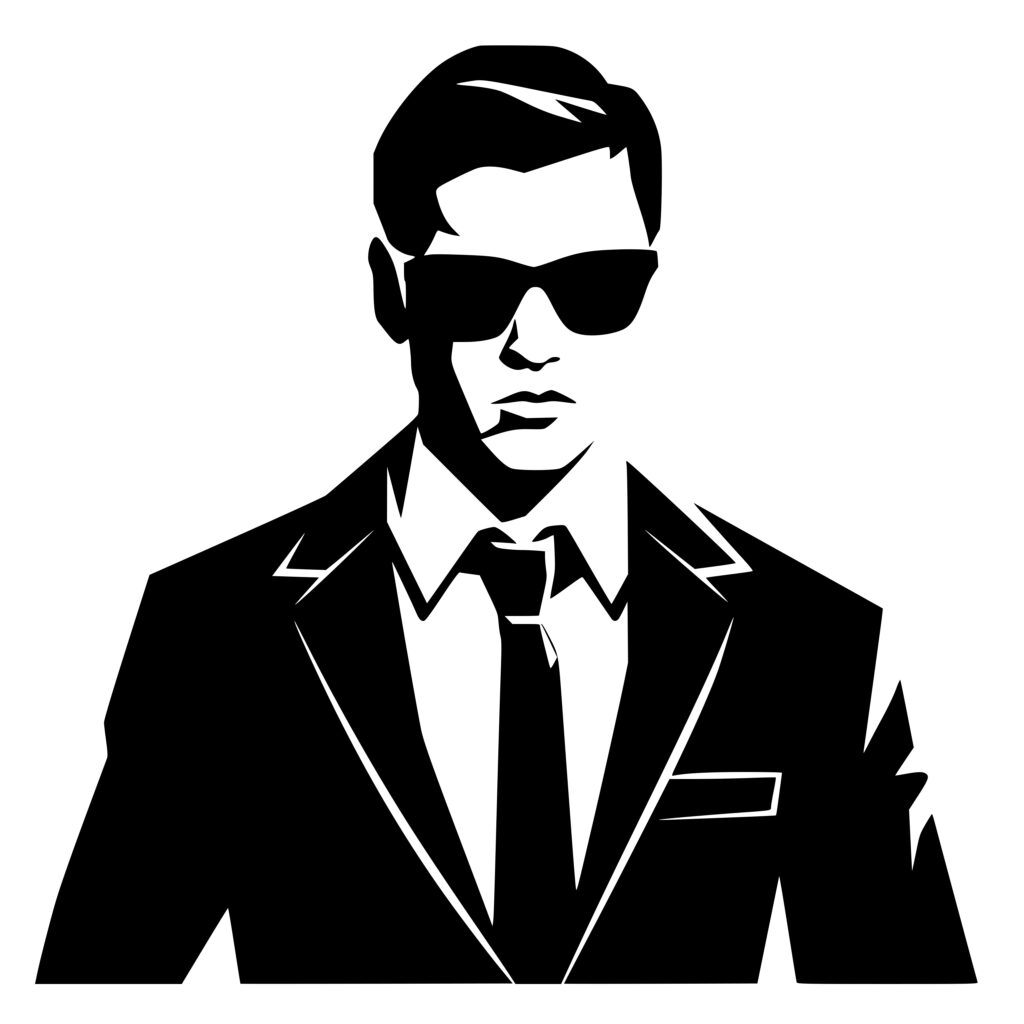 Stylish Secret Agent SVG File for Cricut, Silhouette, Laser Machines