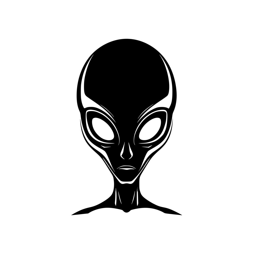 Alien Being SVG Image: Instant Download for Cricut, Silhouette, Laser ...