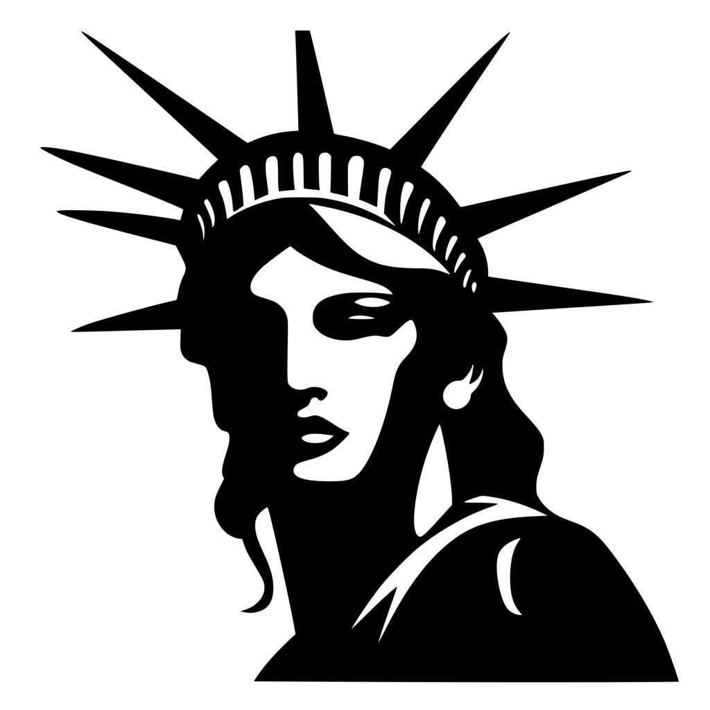 Instant Download SVG Image: Lady Liberty for Cricut, Silhouette, and ...