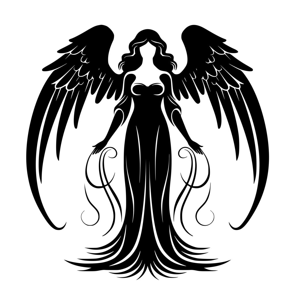 Angelic Beauty: SVG Image for Cricut, Silhouette, Laser Machines