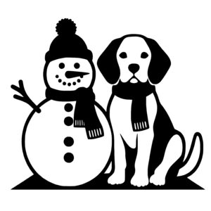 Snowman Beagle Buddies