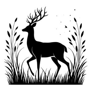 Graceful Meadow Deer