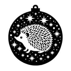 Starry Hedgehog Ornament