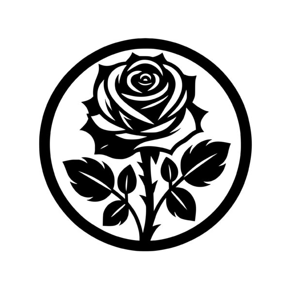 Rose Flower SVG Bundle, Engraving Stencils, SVG Stencils for Wood