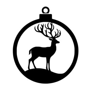Antlered Majesty Ornament